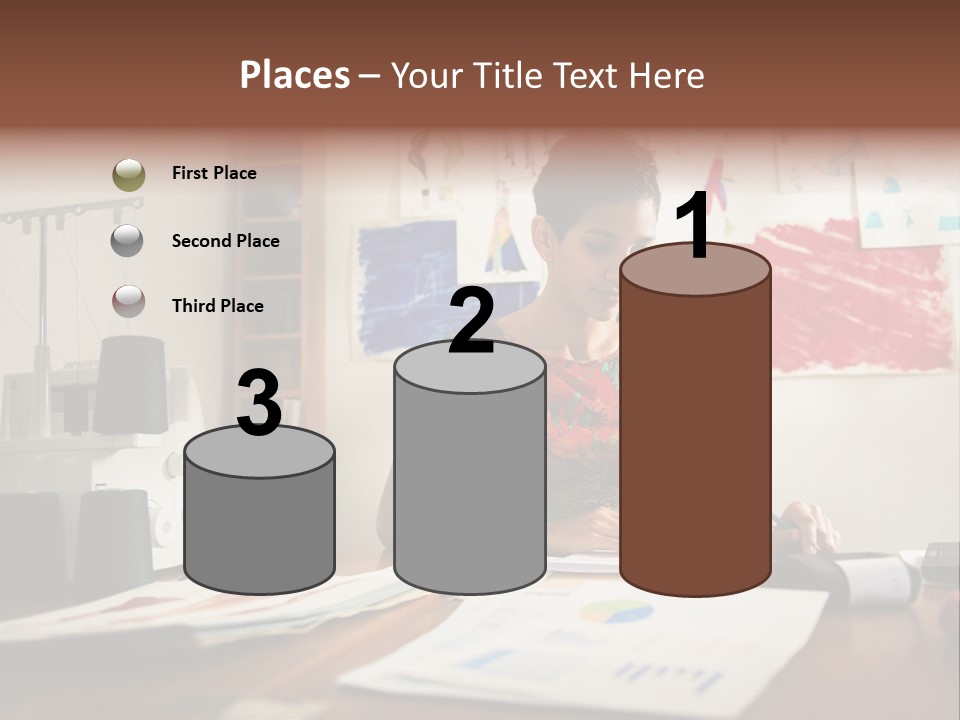 Antique Grunge Empty PowerPoint Template