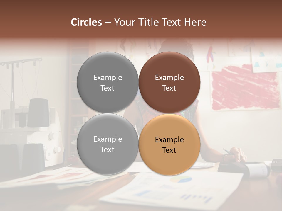 Antique Grunge Empty PowerPoint Template