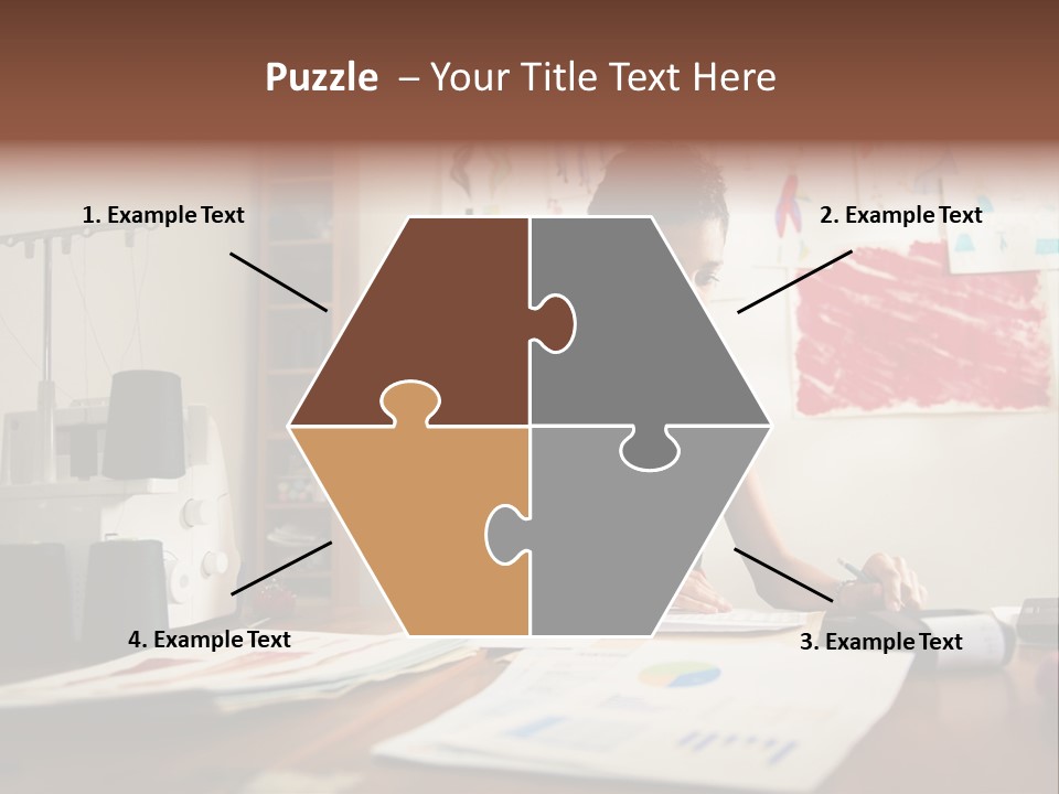 Antique Grunge Empty PowerPoint Template