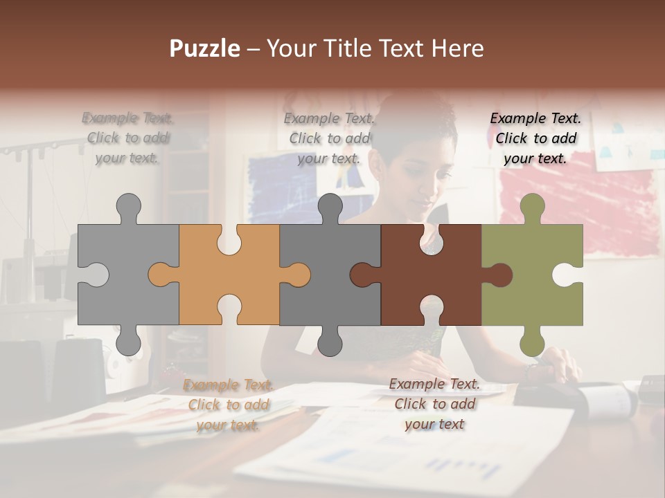 Antique Grunge Empty PowerPoint Template