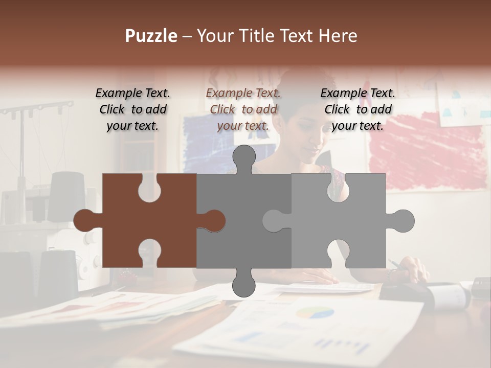 Antique Grunge Empty PowerPoint Template