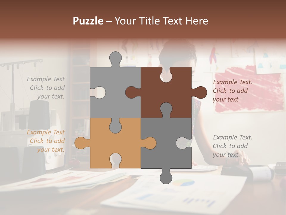 Antique Grunge Empty PowerPoint Template