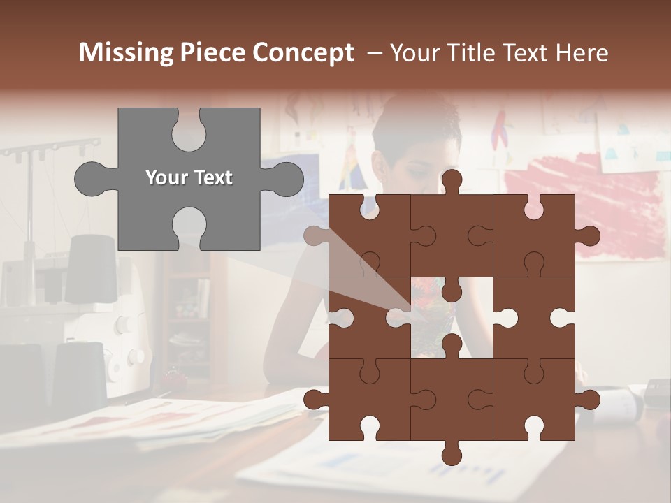 Antique Grunge Empty PowerPoint Template