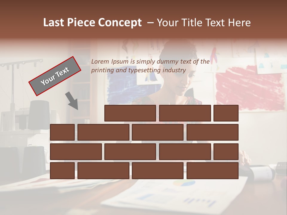 Antique Grunge Empty PowerPoint Template