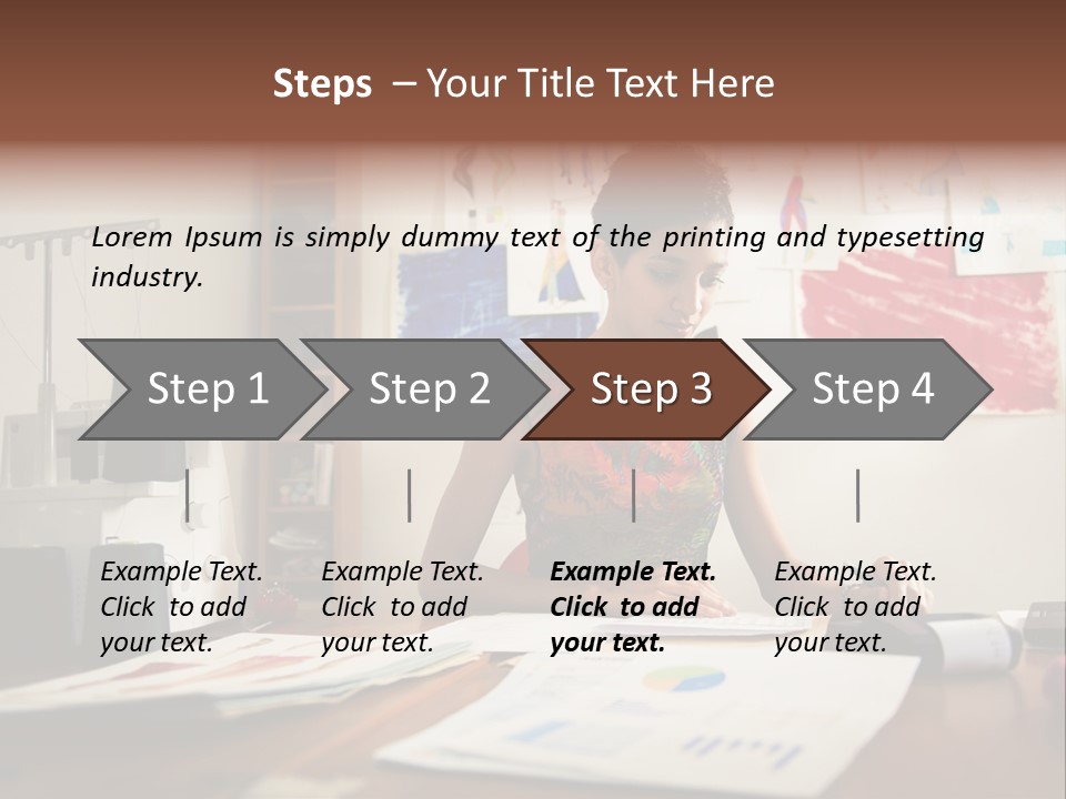 Antique Grunge Empty PowerPoint Template
