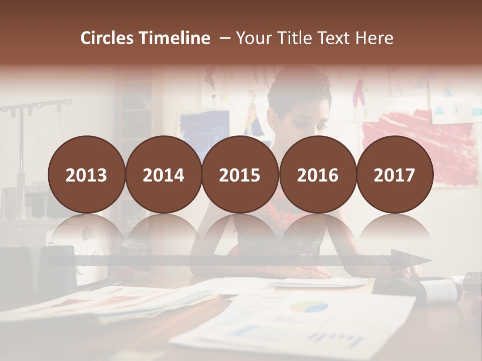 Antique Grunge Empty PowerPoint Template