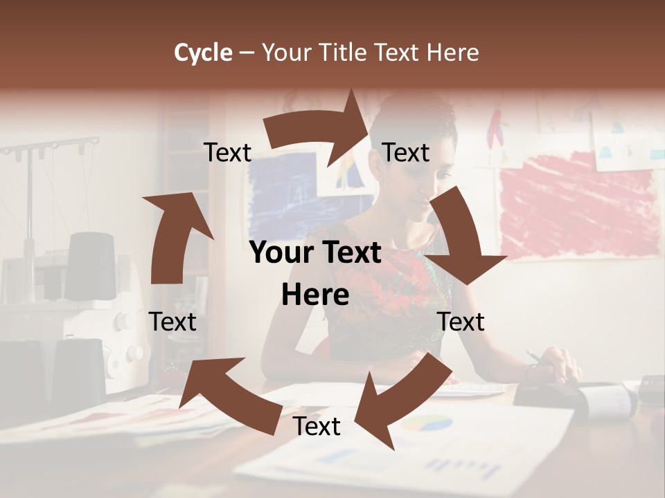 Antique Grunge Empty PowerPoint Template