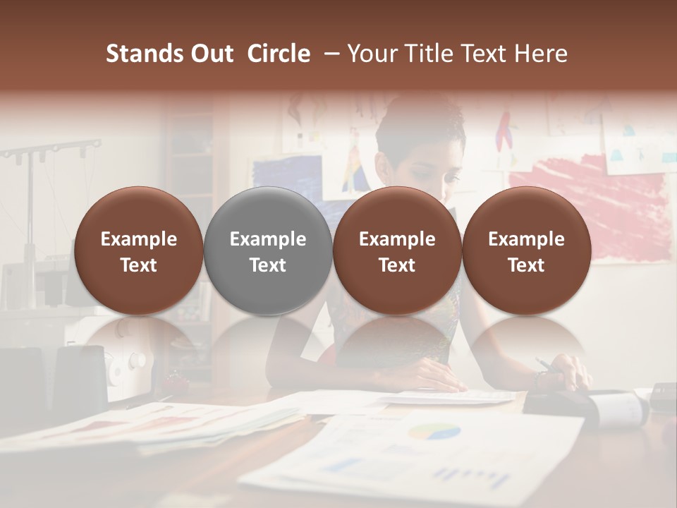 Antique Grunge Empty PowerPoint Template
