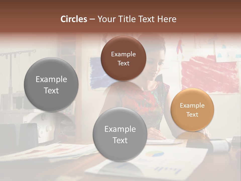 Antique Grunge Empty PowerPoint Template