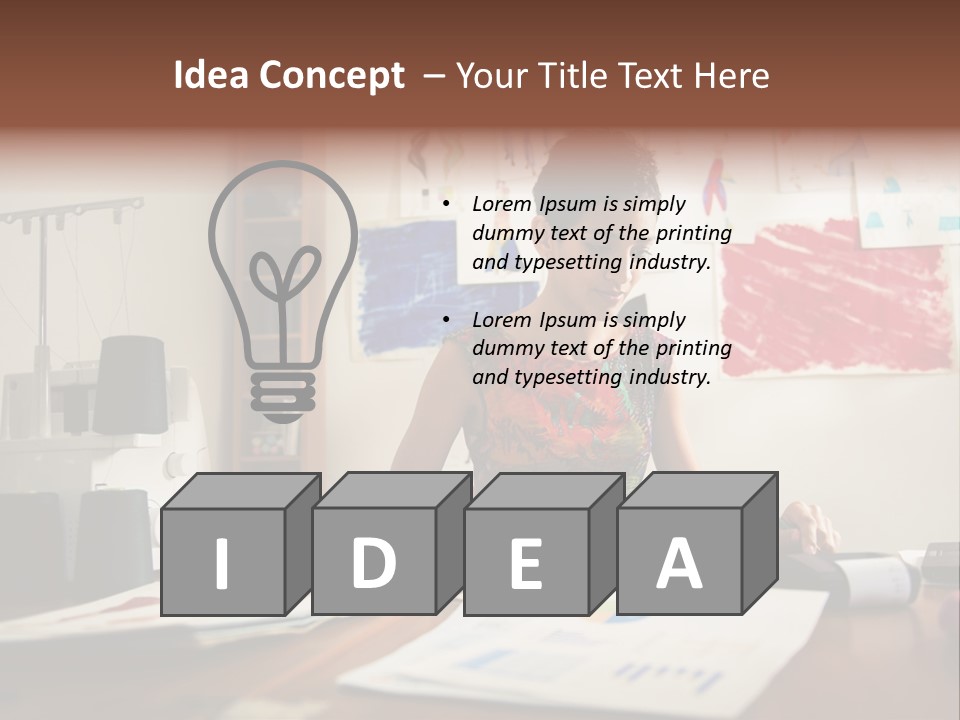 Antique Grunge Empty PowerPoint Template