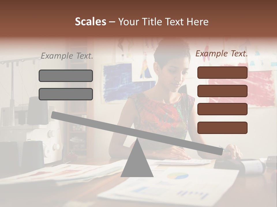 Antique Grunge Empty PowerPoint Template