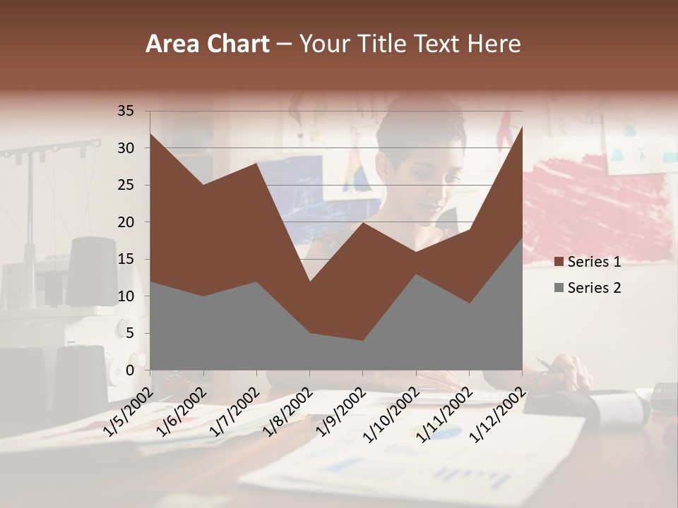 Antique Grunge Empty PowerPoint Template