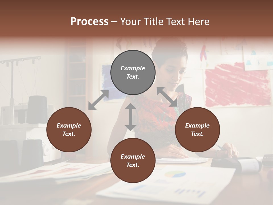 Antique Grunge Empty PowerPoint Template