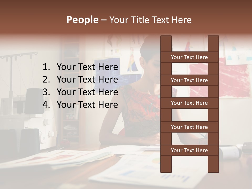 Antique Grunge Empty PowerPoint Template