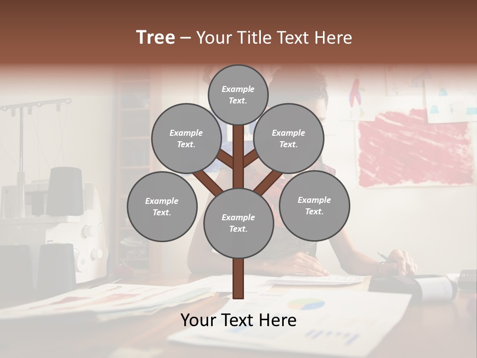 Antique Grunge Empty PowerPoint Template