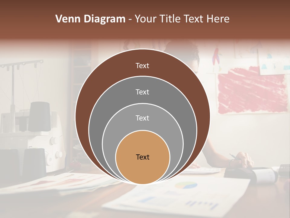 Antique Grunge Empty PowerPoint Template