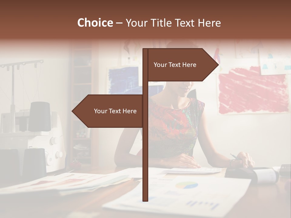 Antique Grunge Empty PowerPoint Template