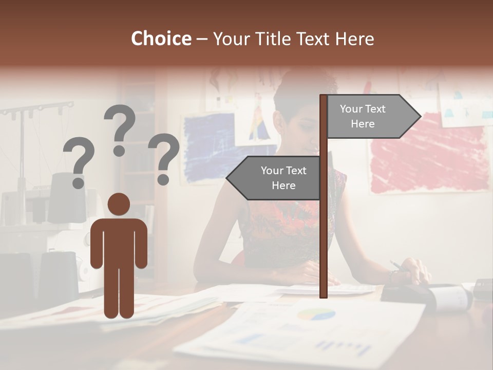 Antique Grunge Empty PowerPoint Template
