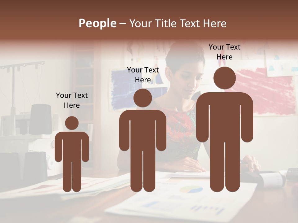 Antique Grunge Empty PowerPoint Template