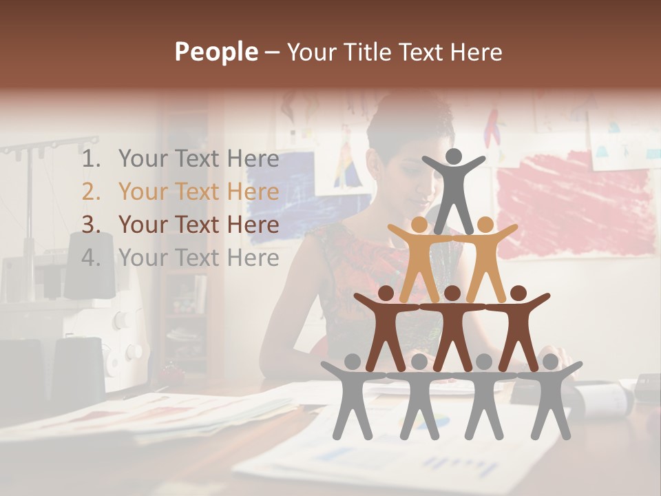 Antique Grunge Empty PowerPoint Template