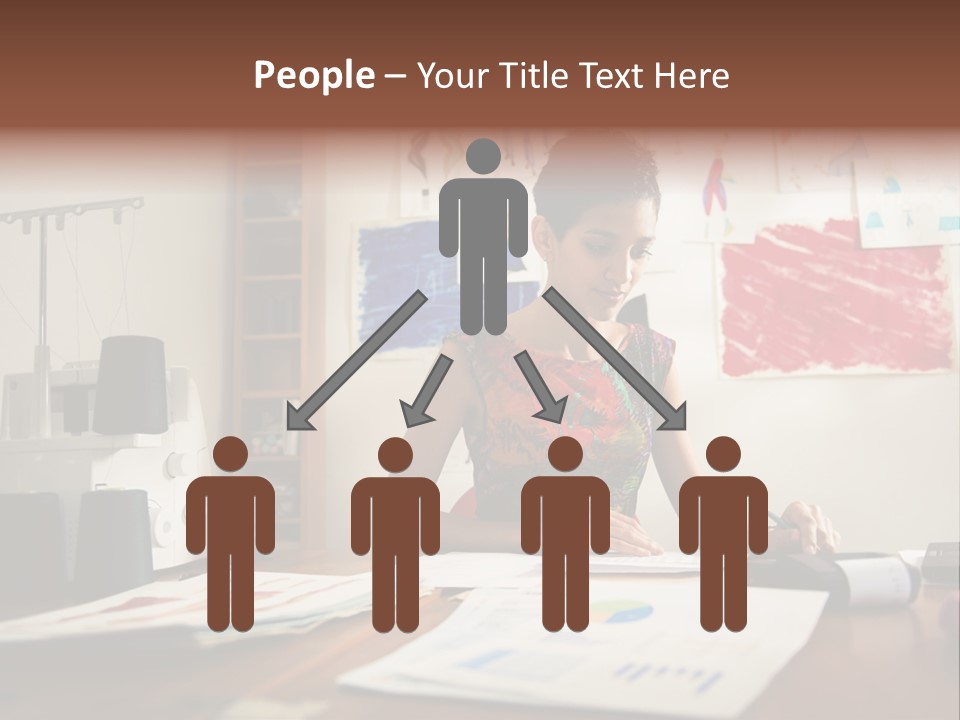 Antique Grunge Empty PowerPoint Template