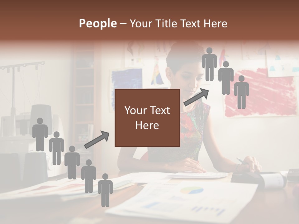 Antique Grunge Empty PowerPoint Template