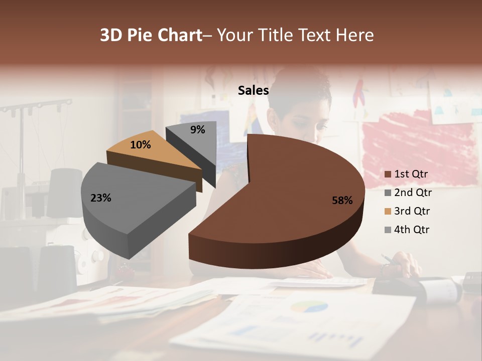 Antique Grunge Empty PowerPoint Template