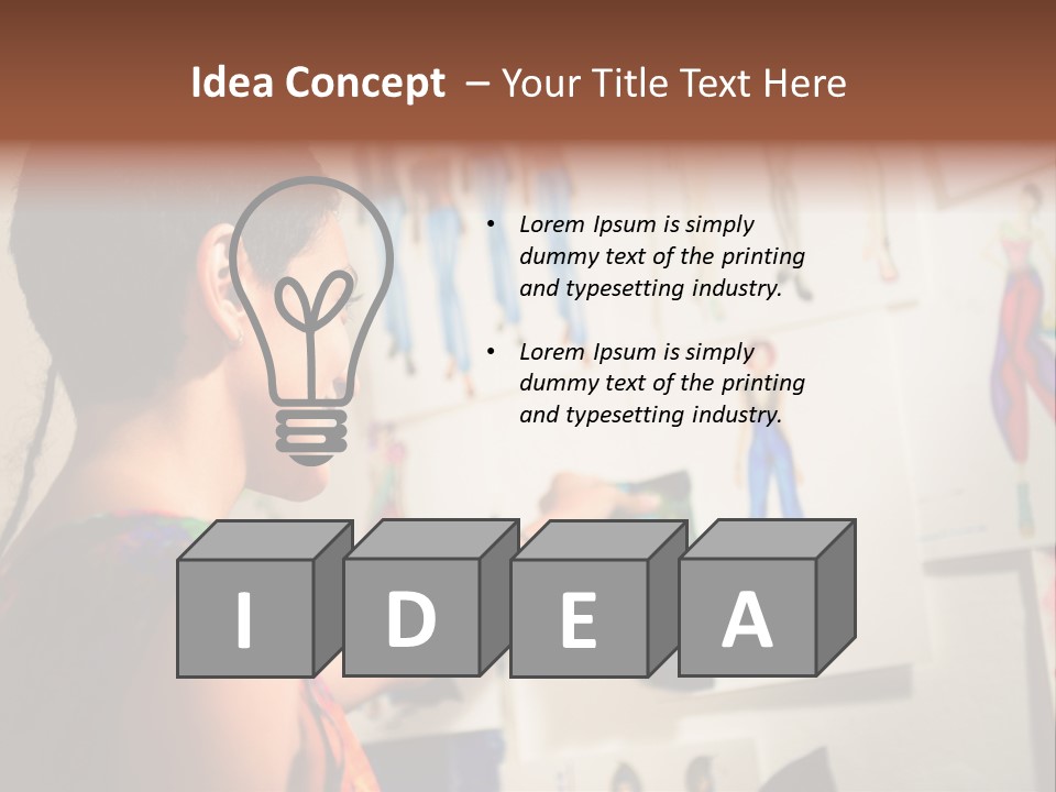 Creativity Atelier Entrepreneur PowerPoint Template