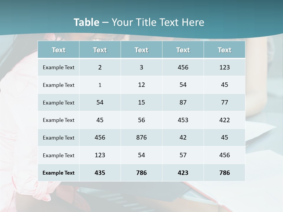 Cheerful Sitting Standing PowerPoint Template