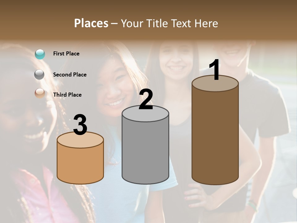 Group Friend Diversity PowerPoint Template