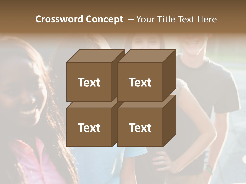 Group Friend Diversity PowerPoint Template
