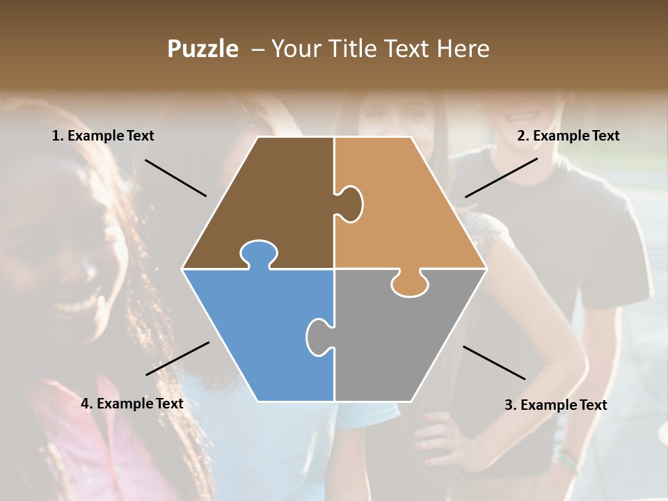 Group Friend Diversity PowerPoint Template