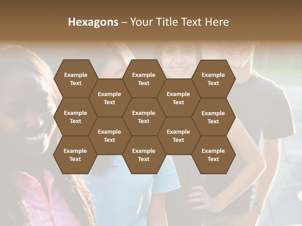 Group Friend Diversity PowerPoint Template