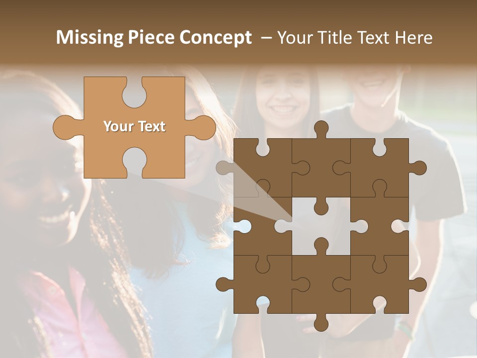 Group Friend Diversity PowerPoint Template