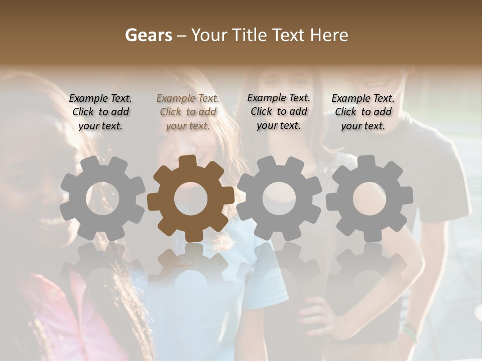Group Friend Diversity PowerPoint Template