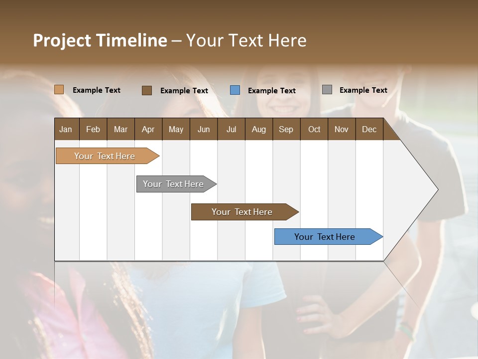 Group Friend Diversity PowerPoint Template