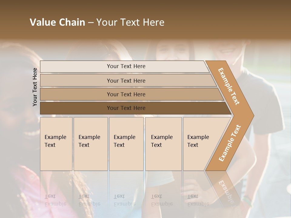 Group Friend Diversity PowerPoint Template