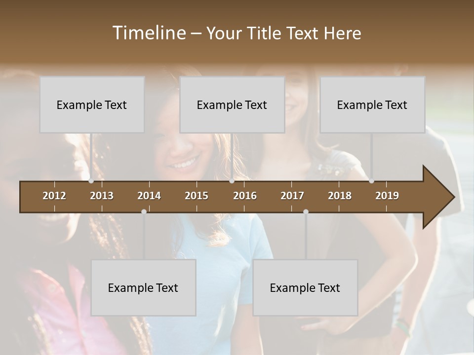 Group Friend Diversity PowerPoint Template