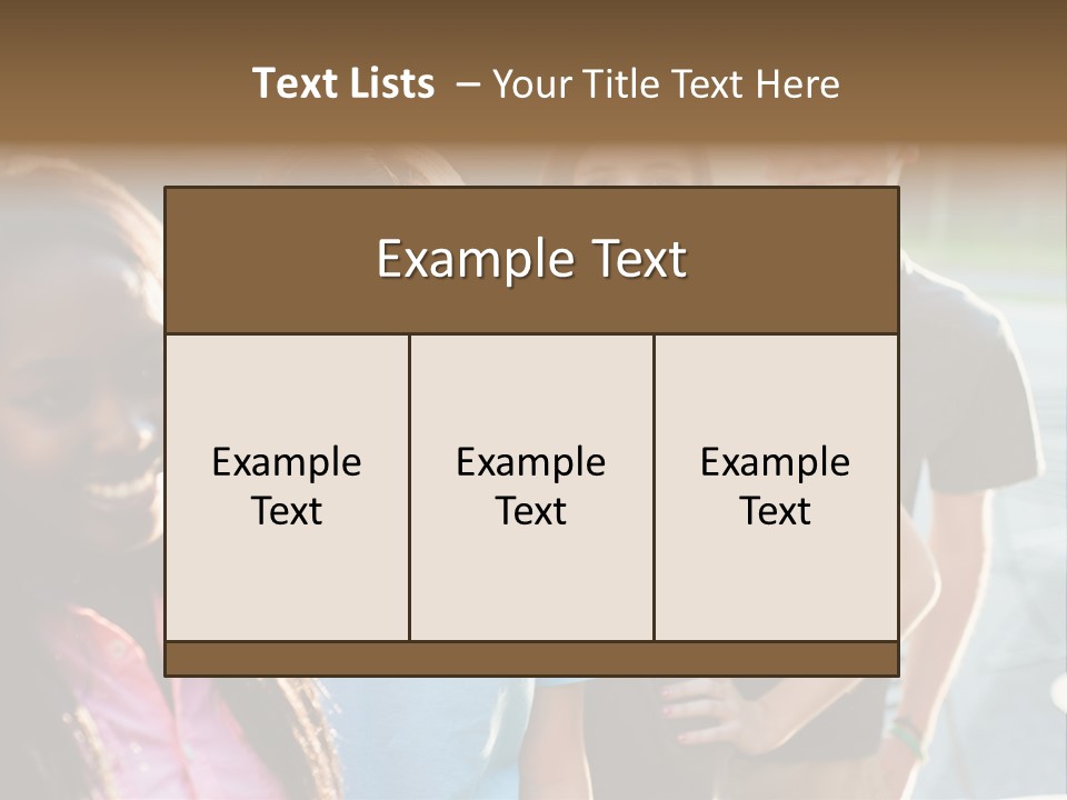 Group Friend Diversity PowerPoint Template