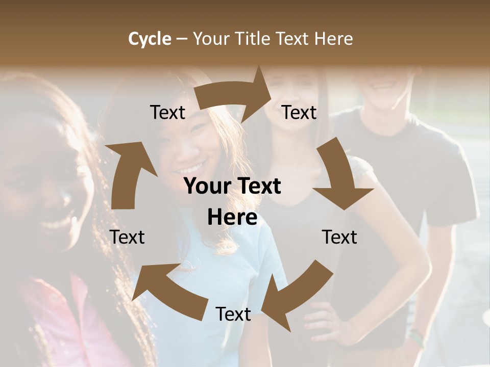 Group Friend Diversity PowerPoint Template