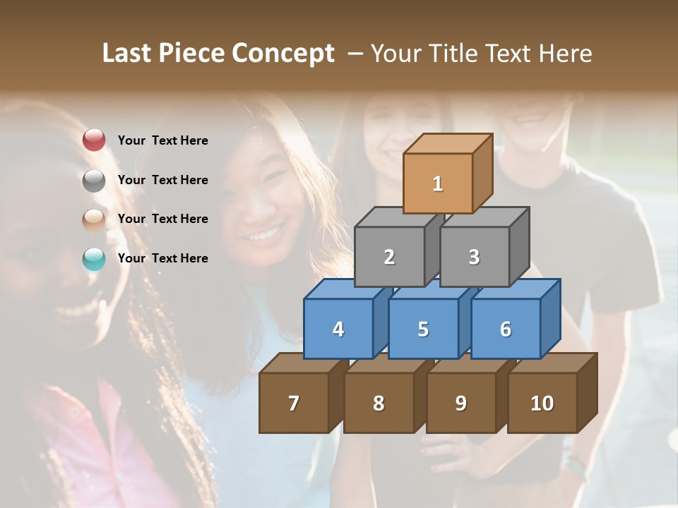 Group Friend Diversity PowerPoint Template