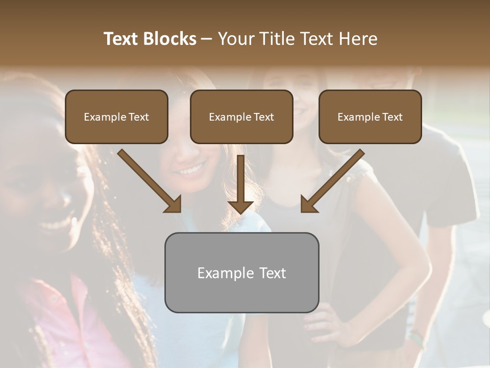 Group Friend Diversity PowerPoint Template