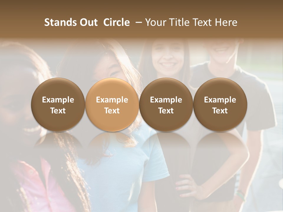 Group Friend Diversity PowerPoint Template