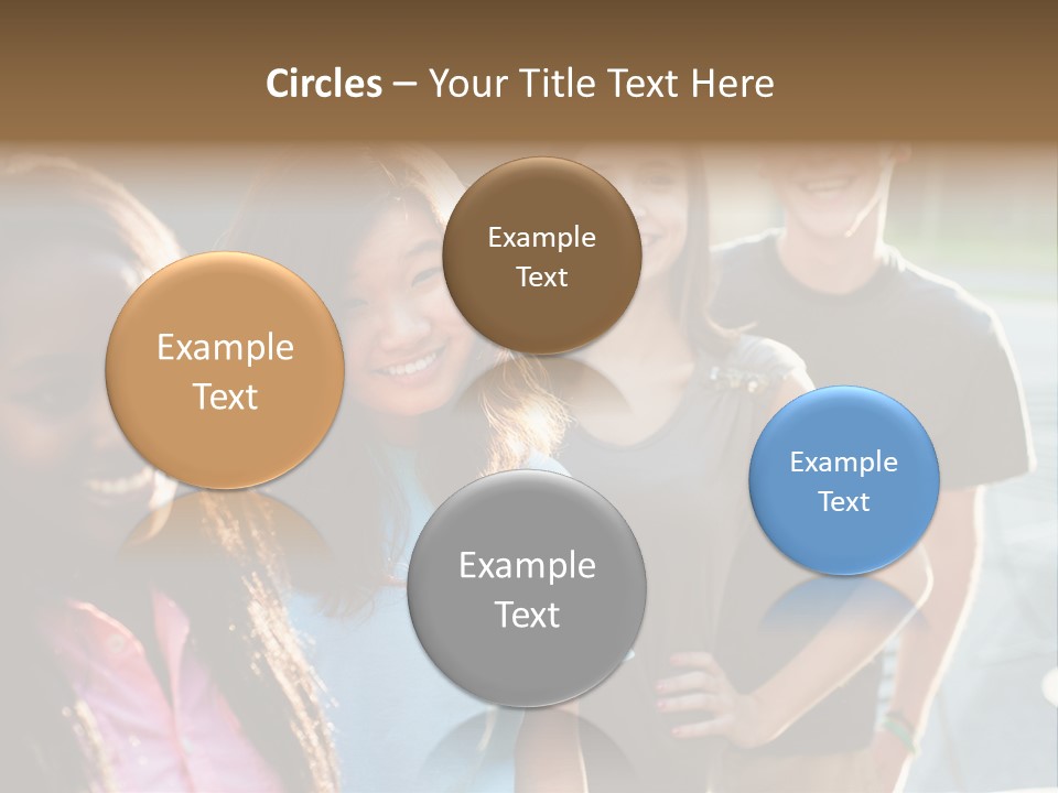 Group Friend Diversity PowerPoint Template