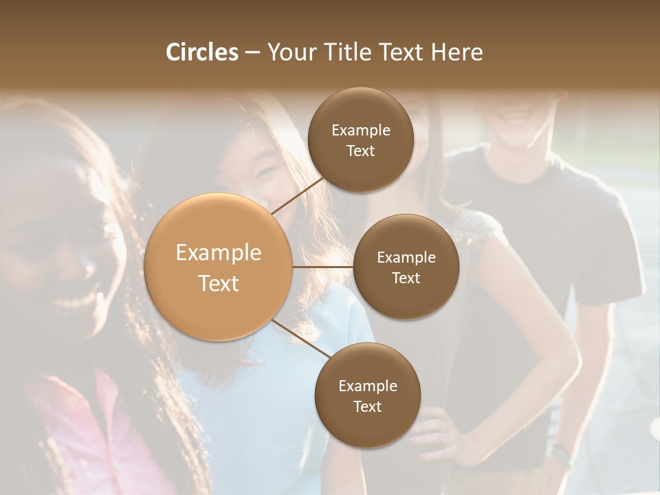 Group Friend Diversity PowerPoint Template