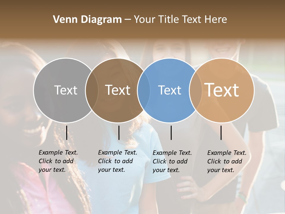 Group Friend Diversity PowerPoint Template