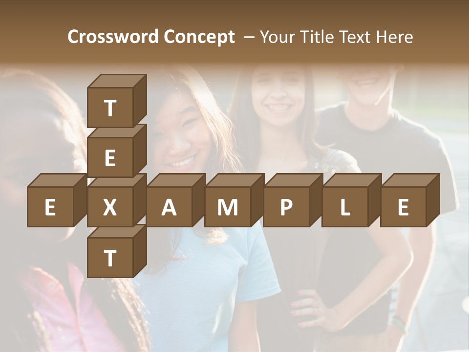 Group Friend Diversity PowerPoint Template
