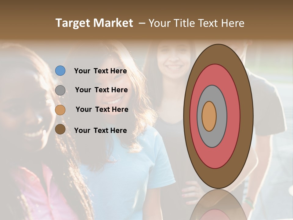 Group Friend Diversity PowerPoint Template