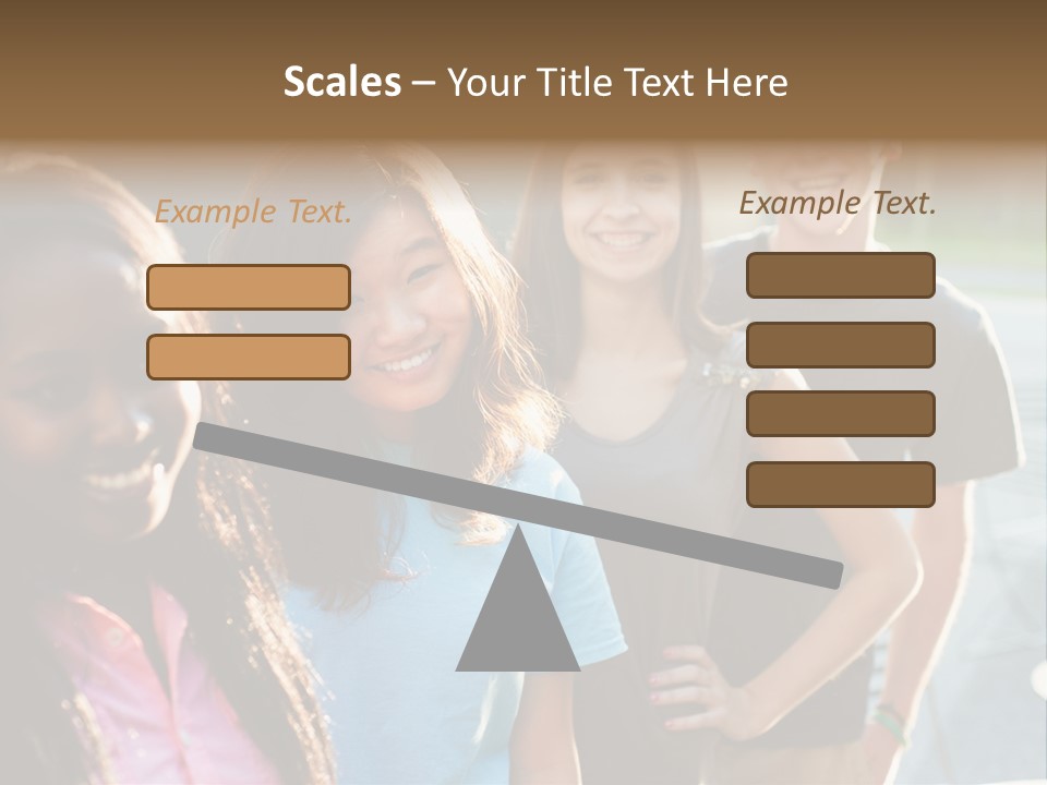 Group Friend Diversity PowerPoint Template