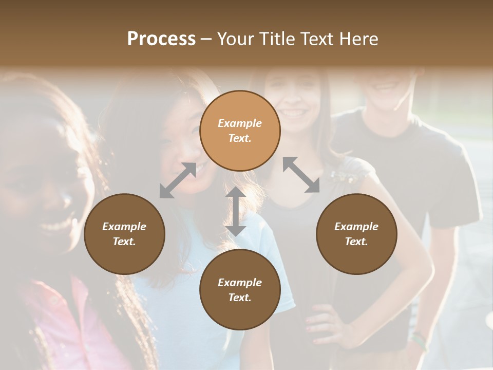 Group Friend Diversity PowerPoint Template